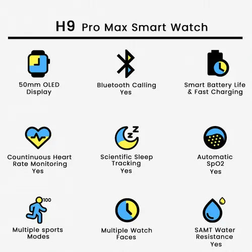 H9 Pro Max Smart Watch