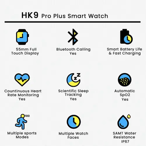 Hk9 Pro Plus Smart Watch